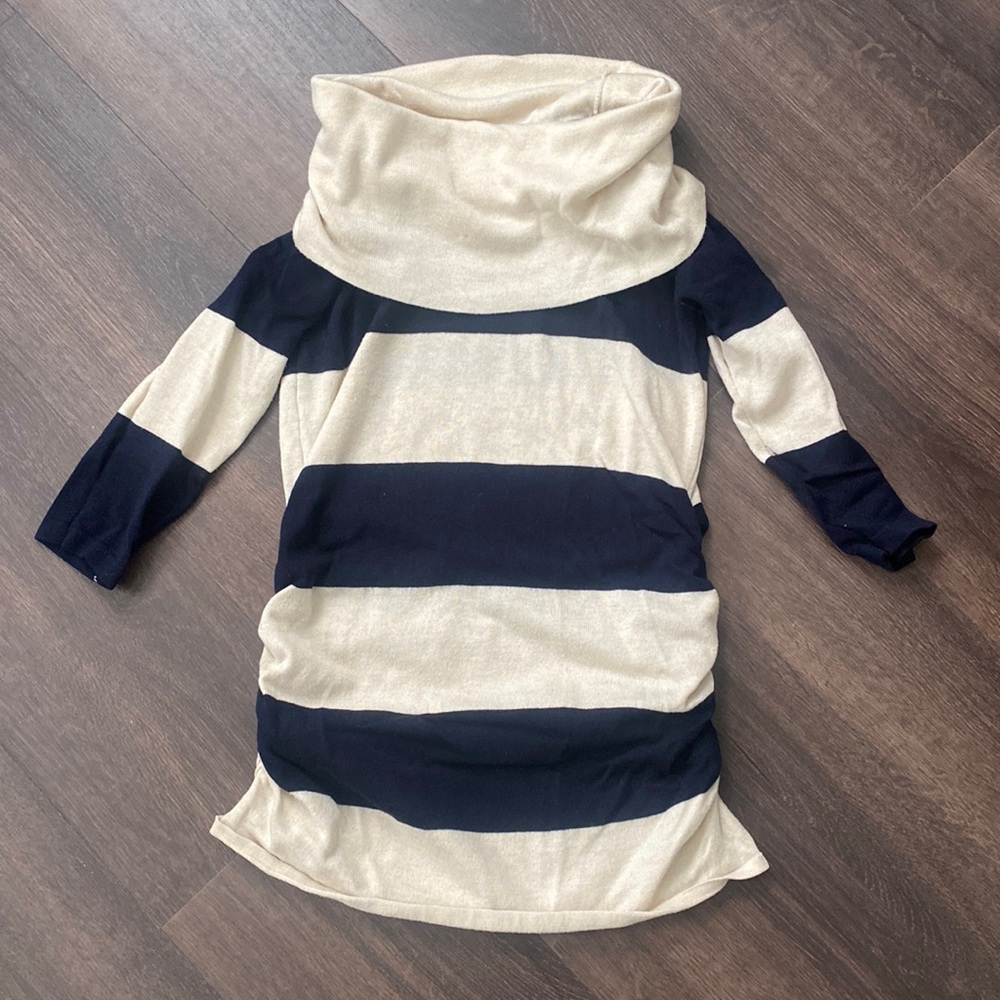 3/4 cowl neck sweater